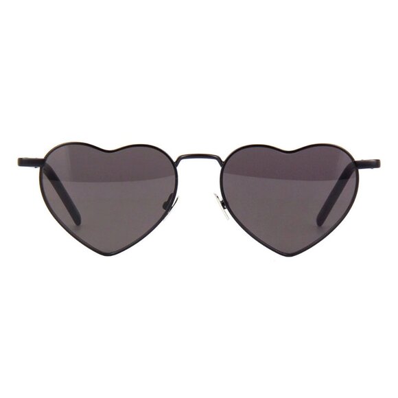 NEW SAINT LAURENT GEOMETRIC SUNGLASSES SL301 LOU LOU 002 BLACK WOMEN SL 301 002 - Picture 2 of 3